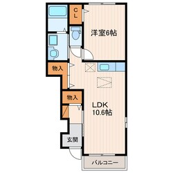 西掛川駅 徒歩10分 1階の物件間取画像